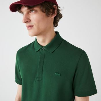 Lacoste Regular Fit Paris Polo - Polo Pánské Zelene | CZ-PFRqAA